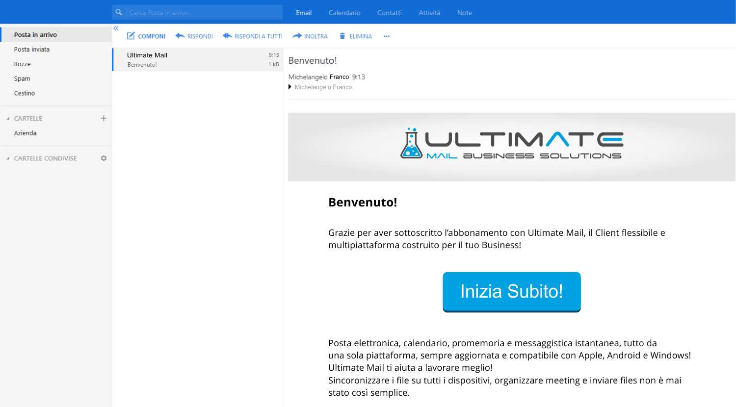 email professionale screenshot 1